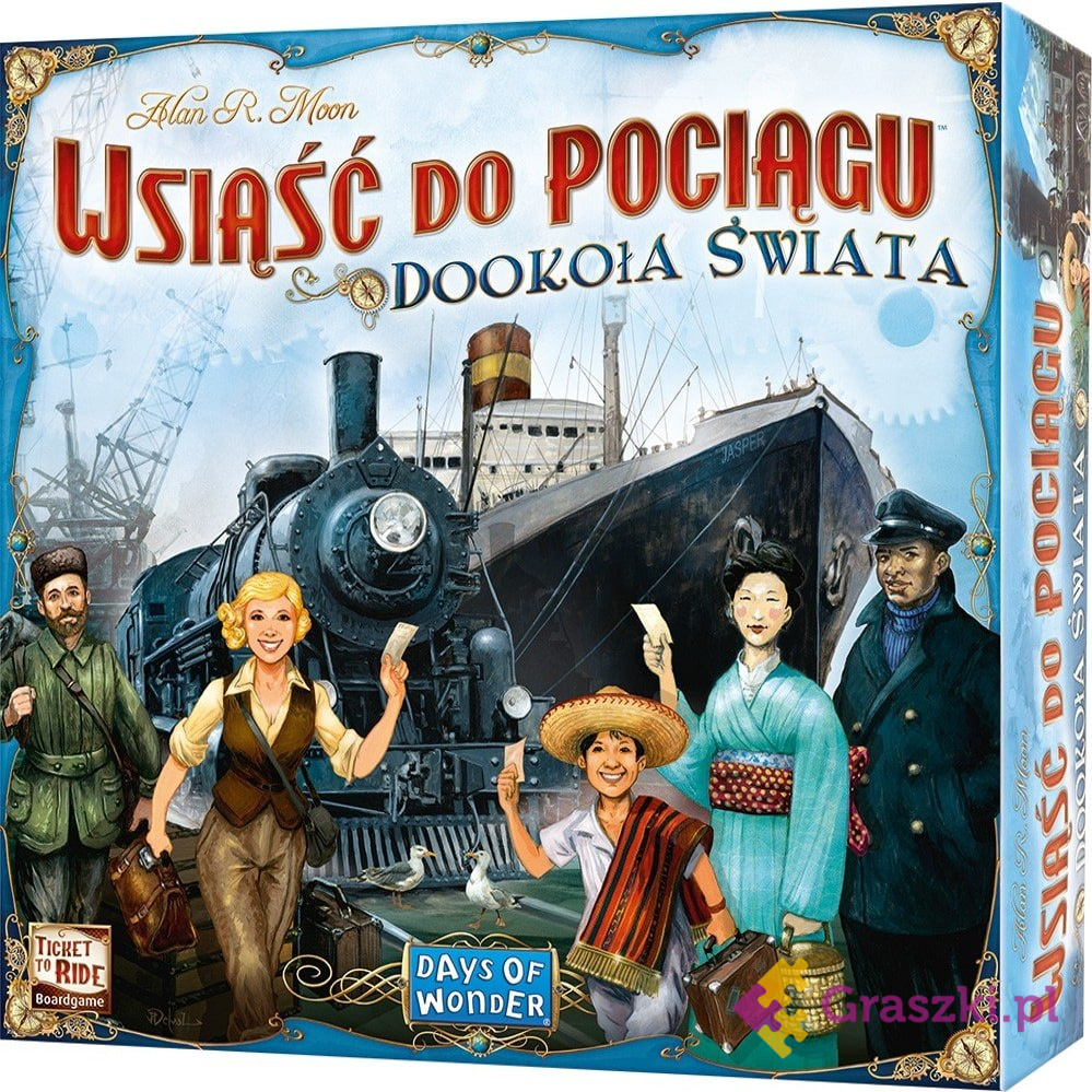 Wsiąść do Pociągu: Dookoła Świata WGNIECIONE PUDEŁKO // darmowa dostawa od 249.99 zł // wysyłka do 24 godzin! // odbiór osobisty w Opolu